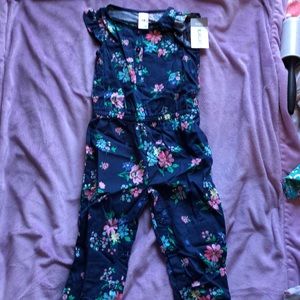 NWT baby girl Carter’s floral romper